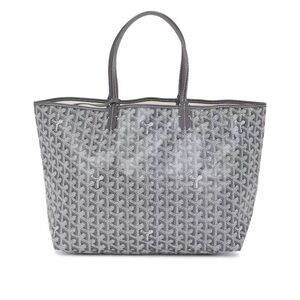 Goyard Black and Gray Canvas Coated Shoulder Bag